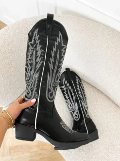 Abby western boots black