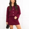 Aimy rok bordeaux rood