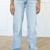 Aiva wide leg jeans blauw