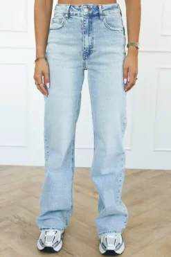 Aiva wide leg jeans blauw