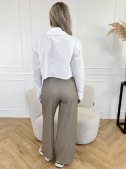 Alexy crop blouse wit