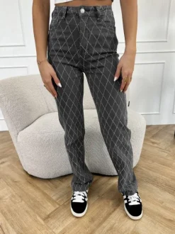 Alix jeans donker grijs