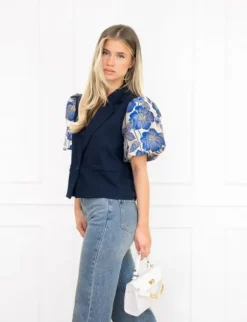 Alvy blazer donker blauw