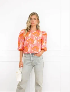 Amalia top oranje