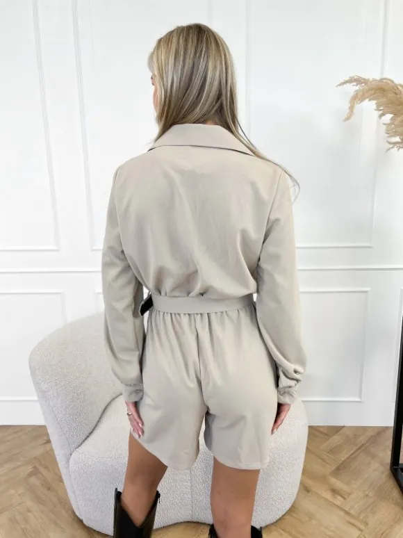Amaya playsuit beige
