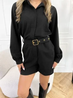 Amaya playsuit zwart