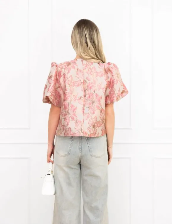 Amber top roze