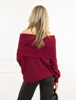 Amely trui bordeaux rood