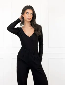 Amke strass body zwart