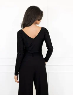 Amke strass body zwart