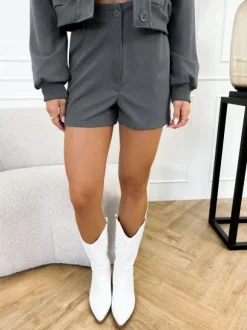 Amy short grijs