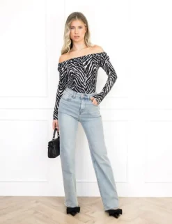 Angeline top zebra