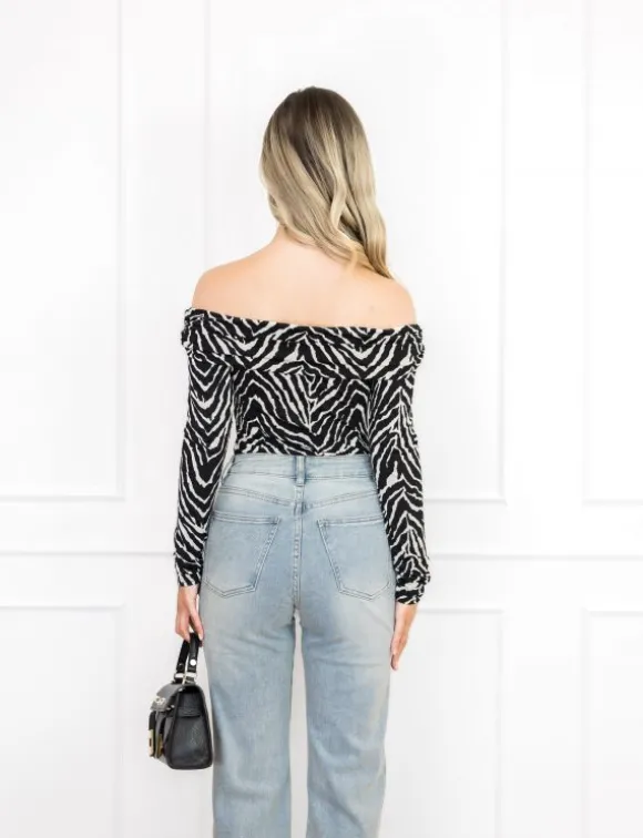 Angeline top zebra
