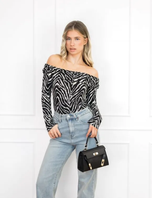 Angeline top zebra