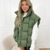 Anna bodywarmer groen