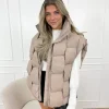 Anna bodywarmer taupe