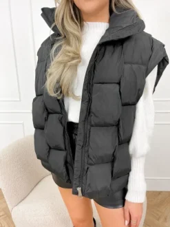 Anna bodywarmer zwart