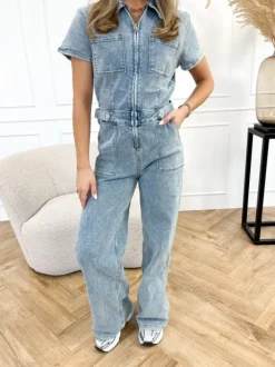 Anne jumpsuit blauw