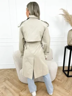 Ava trenchcoat beige