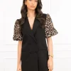 Avalee blazer jurk panter