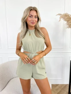 Axelle playsuit groen
