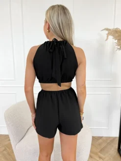 Axelle playsuit zwart