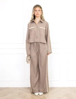 Aylina pantalon taupe