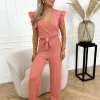 Babs jumpsuit oud roze