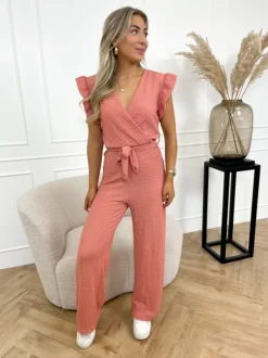 Babs jumpsuit oud roze
