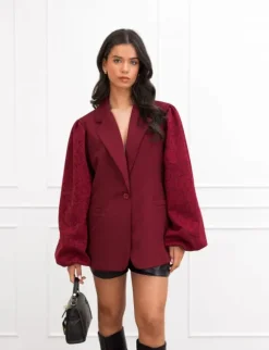 Baudine blazer bordeaux