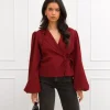 Belle blazer bordeaux