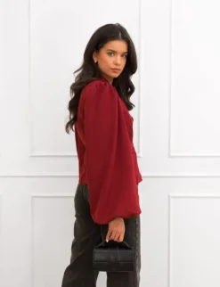 Belle blazer bordeaux
