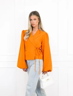 Belle blazer oranje