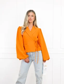 Belle blazer oranje