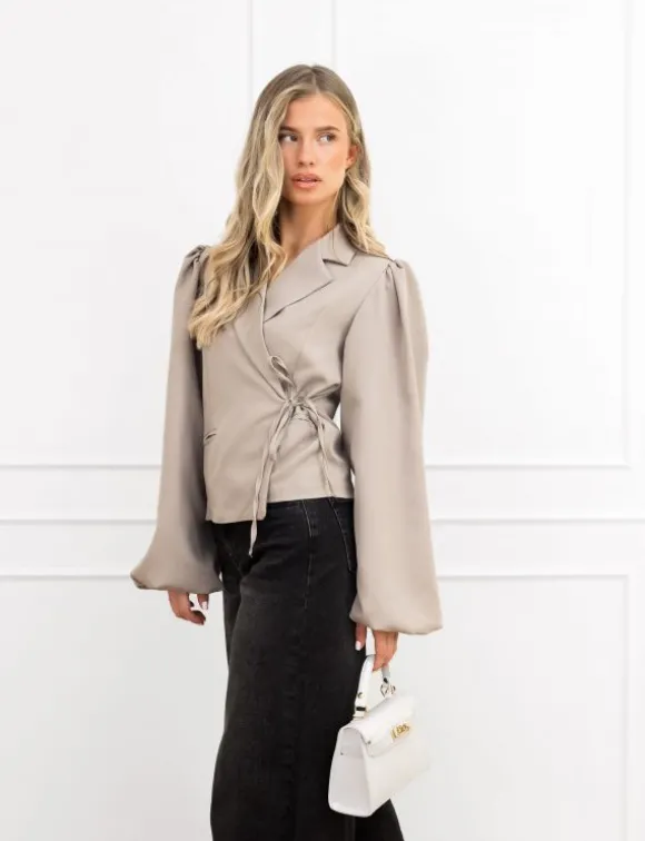 Belle blazer taupe