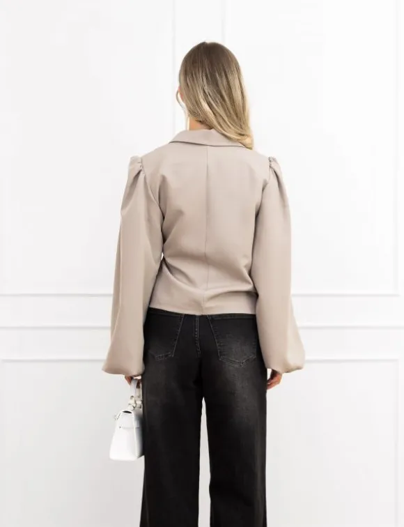 Belle blazer taupe