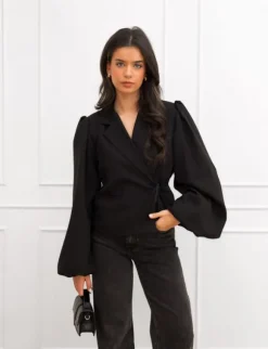 Belle blazer zwart