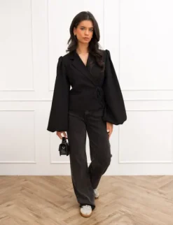 Belle blazer zwart