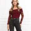Bibi body bordeaux rood