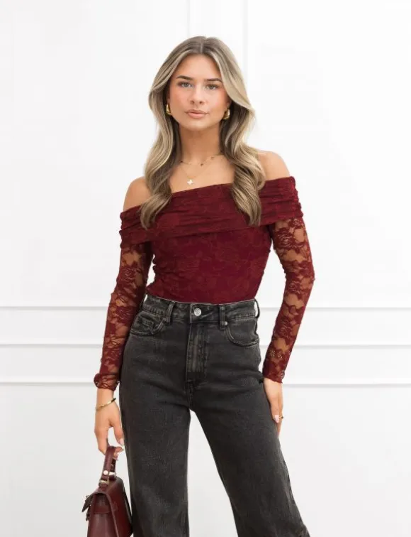 Bibi body bordeaux rood