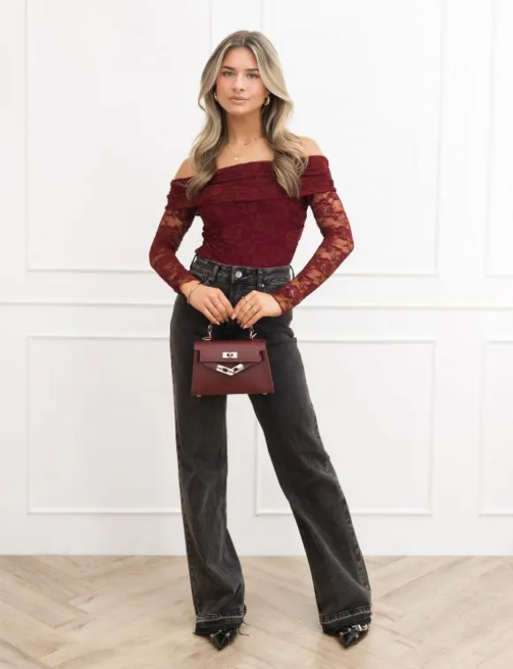 Bibi body bordeaux rood