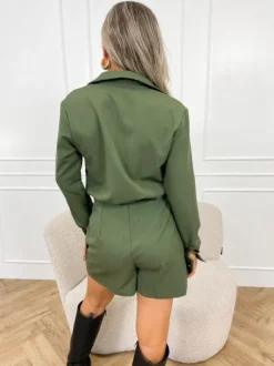 Bibi playsuit army