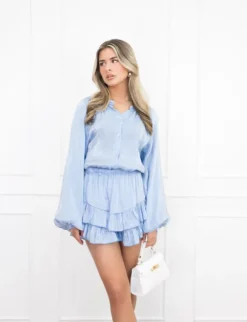 Bo blouse blauw