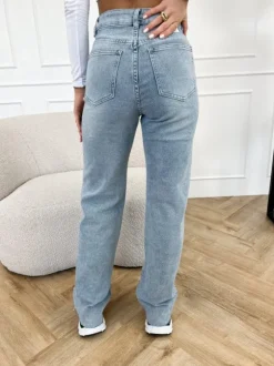 Bo wide leg jeans blauw