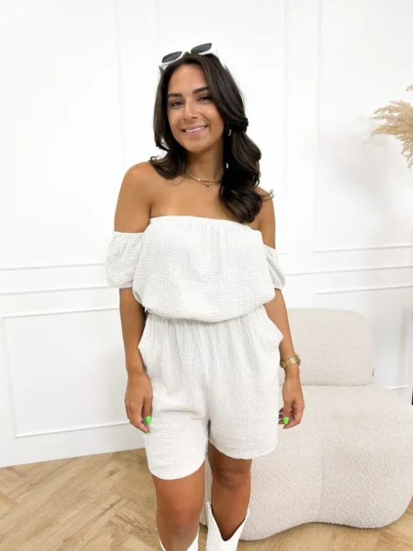 Bodile playsuit beige