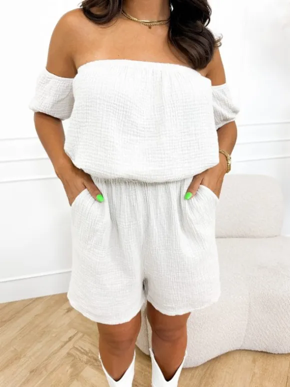 Bodile playsuit beige