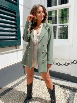 Bonny blazer green