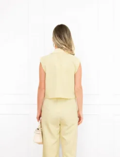 Britt gilet geel