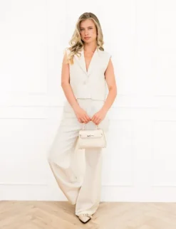 Britt gilet off white