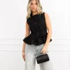Camilla top zwart